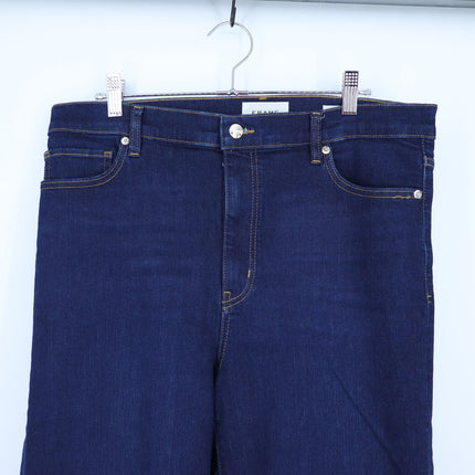 Frame Pixie Le Sleek Jeans Fairway Blue High Rise Straight Leg Women's 32