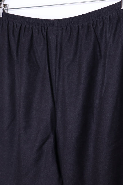 ESKANDAR Wool Wide Leg Trouser Black Lightweight Year Round Wool Womens 3/ US 16