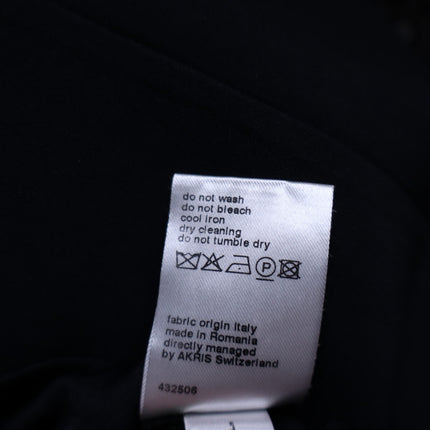 AKRIS PUNTO Embroidered Tulle Sleeve Shift Dress Black Knee Length Women's 12
