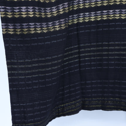 ACE & JIG Nile Metallic Tunic Top Black NWT Lurex Oversized Lagenlook Women's L