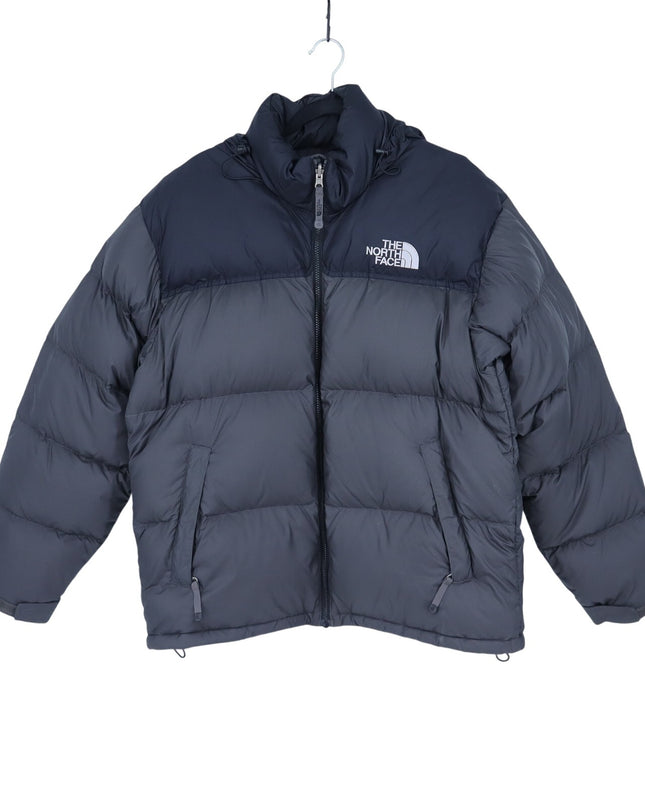 The North Face Nuptse 700 Puffer Down Jacket Gray Vintage 1990s Quilted Men's L