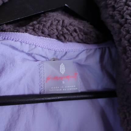 FP MOVEMENT Adventure Awaits Fleece Vest Shark Combo Lavender Women's S