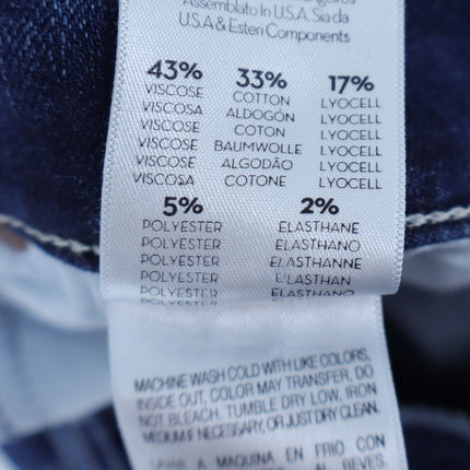 Mother Blue Rascal Ankle Chew Jeans Blue Tongue And Chic Mid Rise Women's 24