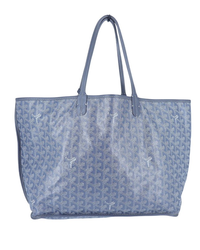 GOYARD Anjoy Reversible PM Tote Bag Gray Coated Canvas with Removable Pouch