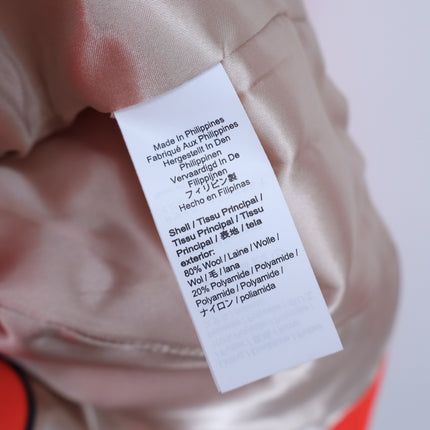 J. CREW Cocoon Coat NWT Italian Stadium Cloth Wool Blend Hunter Orange Women's 2