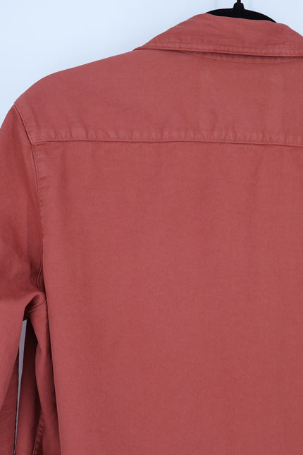 FRANK & EILEEN Eileen Shirt Rust Orange Relaxed Button Up Long Sleeve Women's S