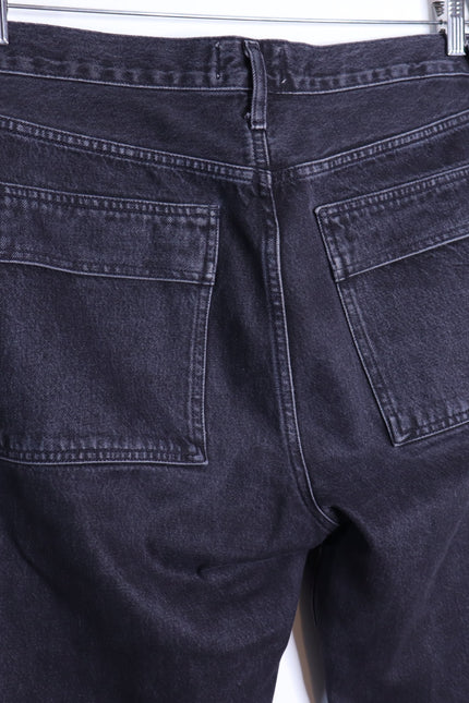 AGOLDE Cooper Cargo Jeans Panther Black Zip Fly Wide Leg Casual Women's 29