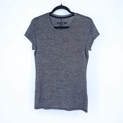 Rag & Bone Jean Tee Heathered Charcoal Gray Short Sleeve Crew Neck Women's S