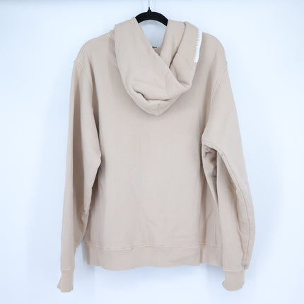 MADHAPPY Beige Classic Hoodie Fleece Sweatshirt Midweight Hoodie Women's L