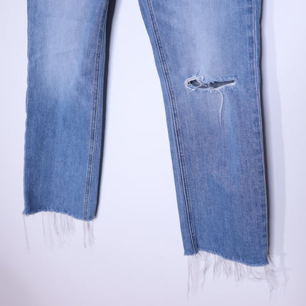 FRANK & EILEEN Monaghan Mom Jean 1997 Wash Distressed High Rise Denim Women's 27