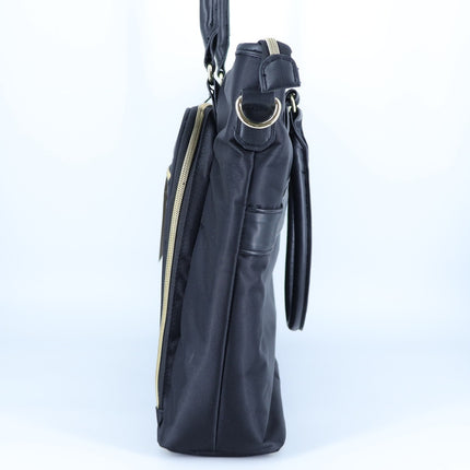 Kenneth Cole Reaction Chelsea Tote Bag Black NWT Quilted Nylon Crossbody Bag