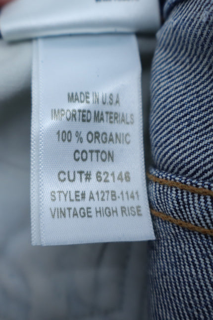 AGOLDE Vintage High Rise Jeans Blue Mid Wash Flare Absolute Zip Fly Women's 29