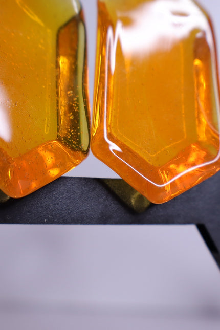 GLASSWEAR STUDIOS Handmade Fantasy Orange Rupee Weights 10g/2.5mm Hangers