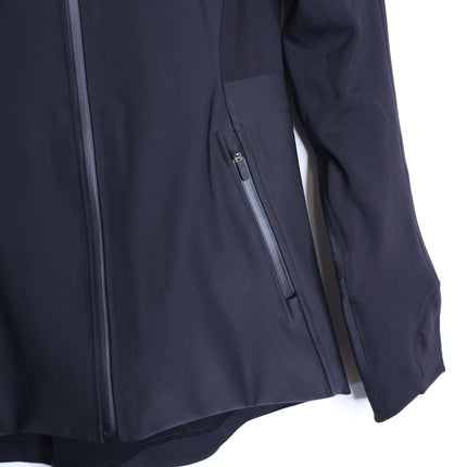 LULULEMON Hooded Sleet Sprinter Jacket Black Softshell Full Zip Women's 4