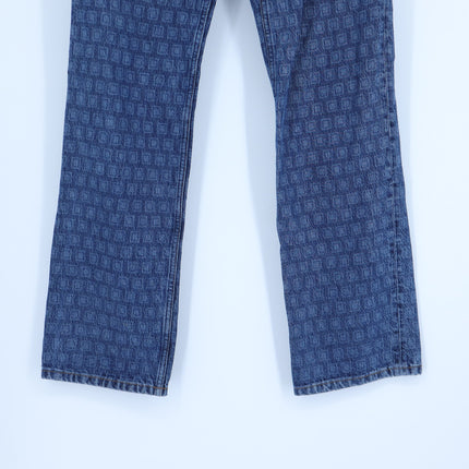REFORMATION JEANS Cynthia Straight Long Jeans Disco Blue High Rise Women's 8