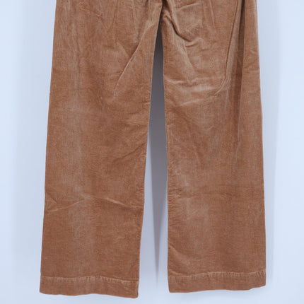 Maeve The Colette Corduroy Trousers Gold Wide Leg Full Length Pants Women's 26
