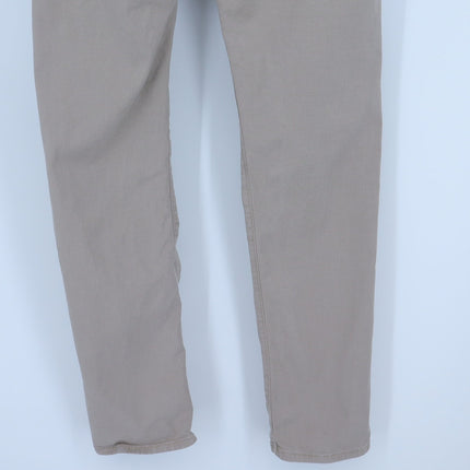 Mavi Marcus Slim Straight Leg Pants Khaki Tan Pewter Luxe Twill Men's 32/32