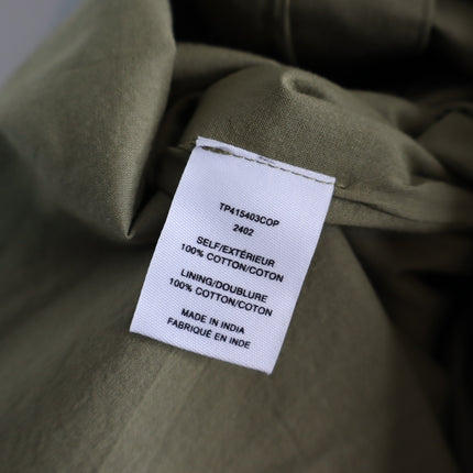 DEREK LAM Mikala Belted Shirt Dress NWT Oregano Green Short Sleeve Women's M