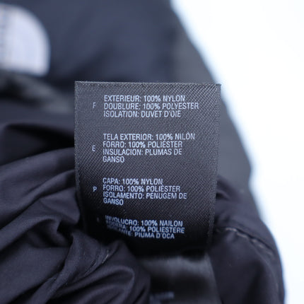 The North Face Nuptse 700 Puffer Down Jacket Gray Vintage 1990s Quilted Men's L