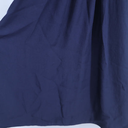 Vince Drape Twill T-Shirt Dress Marine Blue NWT Short Sleeve Women's XXS
