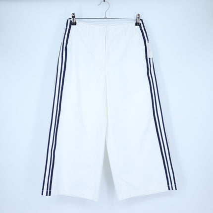 Maeve Gaucho Pants White Side Stripe NWT Cropped Wide Leg High Rise Women's 4