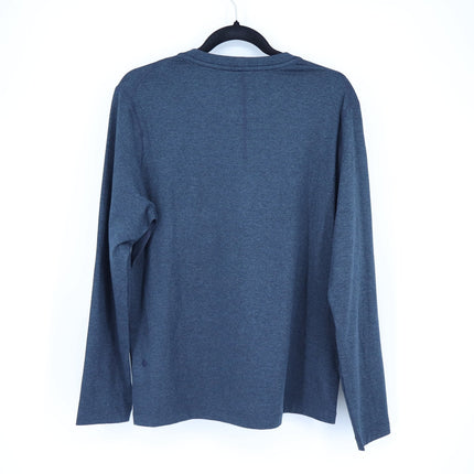 Lululemon 5 Year Basic Long Sleeve Tee Heathered Nautical Navy Active Men's M