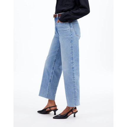 Madewell Perfect Vintage Jeans Blue NWT Altoona Wash Wide Leg Crop Women's 25