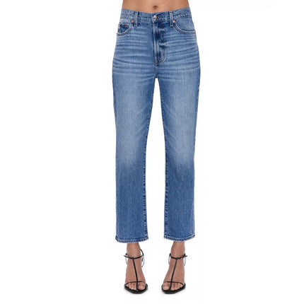 PISTOLA Bri High Rise Jeans Charleston Blue Slim Straight Zip Fly Women's 28