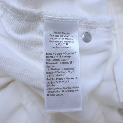 J. Crew 5-Pocket Wide Leg Trousers White NWT High Rise Denim Women's 26