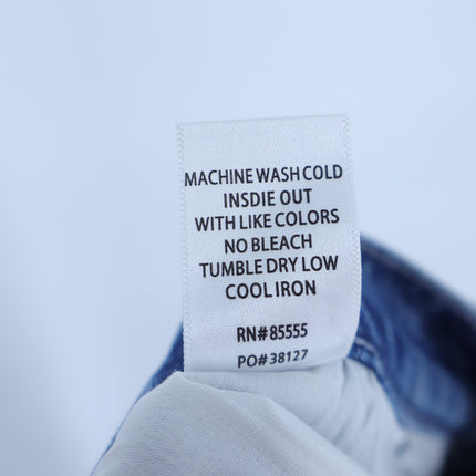 PISTOLA Bri High Rise Jeans Charleston Blue Slim Straight Zip Fly Women's 28