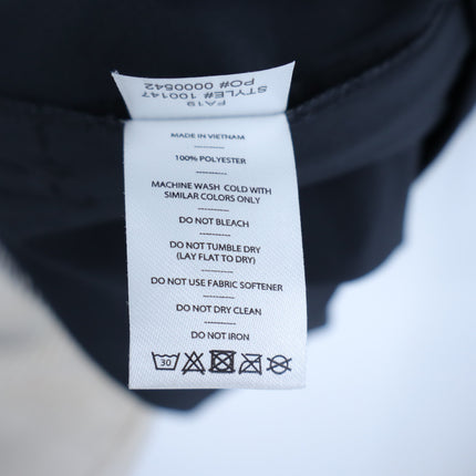Rhone Rain or Shine Full Zip Jacket Black Hideaway Hood Windbreaker Men's XXL