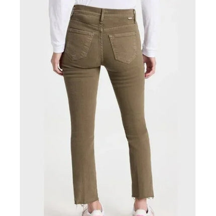 MOTHER Rascal Ankle Step Fray Jeans Capers High Waisted 5 Button Women's 27
