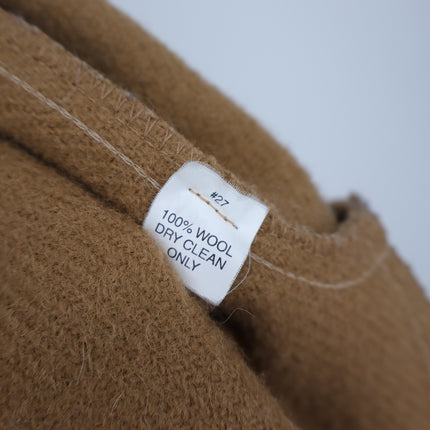 Hackwith Design House Wool Open Blazer Camel Long Sleeve Women's M