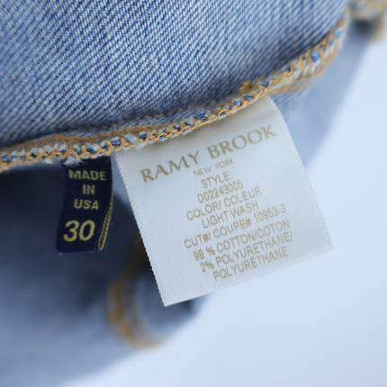 RAMY BROOK Tunechi Denim Mini Dress NWT Blue Light Wash Women's 30/US 10