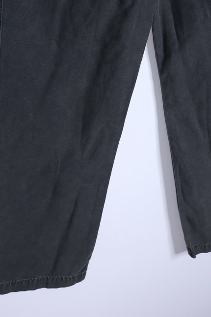 AGOLDE NWT Brynn Cargo Pant Marker Black Wide Leg Cotton Twill Women's 32