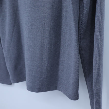 Johnnie-O Dusty Henley Pullover Sweater Graphite Gray Long Sleeve Men's M
