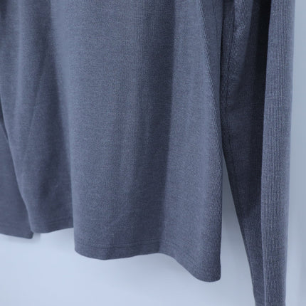 Johnnie-O Dusty Henley Pullover Sweater Graphite Gray Long Sleeve Men's M