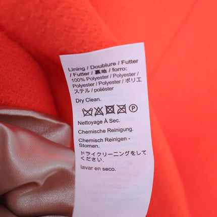 J. CREW Cocoon Coat NWT Italian Stadium Cloth Wool Blend Hunter Orange Women's 2