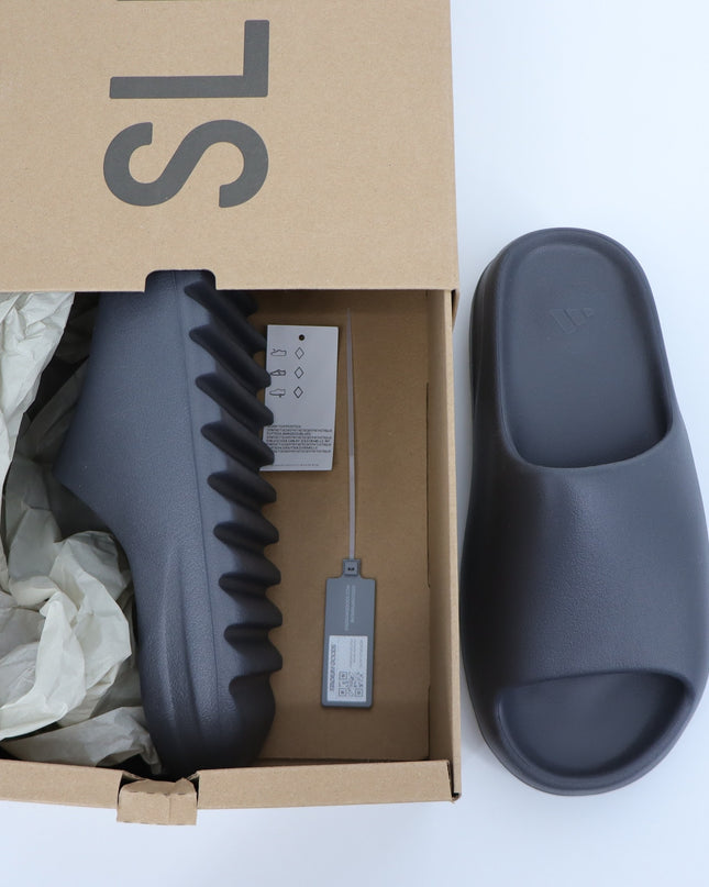 ADIDAS YEEZY Foam Slip On Slide Granite Gray NIB Women's 10