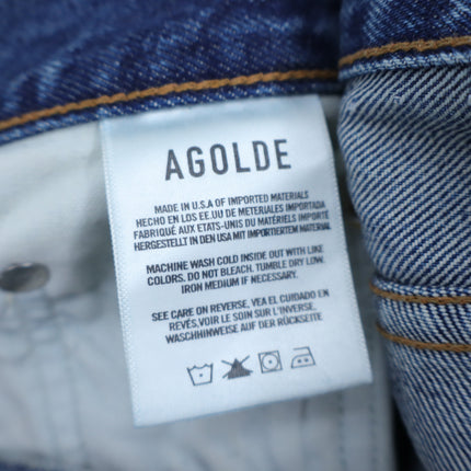AGOLDE Vintage High Rise Jeans Blue Mid Wash Flare Absolute Zip Fly Women's 29