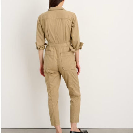 ALEX MILL Expedition Jumpsuit Vintage Khaki NWT Belted Long Sleeve Women's XS
