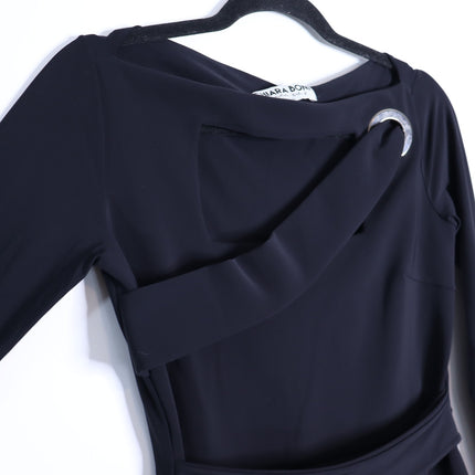 CHIARA BONI La Petite Robe Strap Dress Black Knee Length Women's 44/US 8