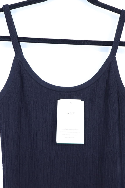 A.L.C. Lex Strap Mini Dress Black NWT Layered Ruffle Skirt Women's L