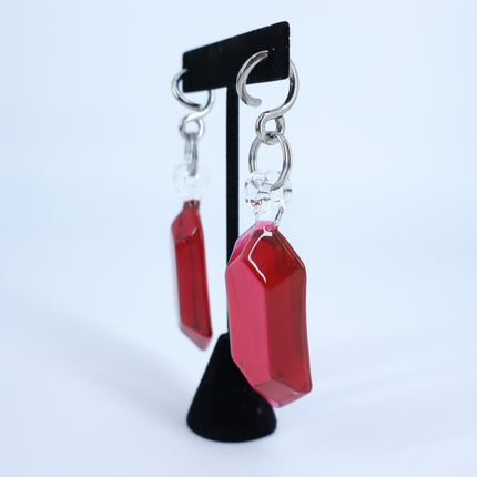 Glasswear Studios Red Rupee Weights 10g/2.5mm Pinot Noir Artisan Hangers