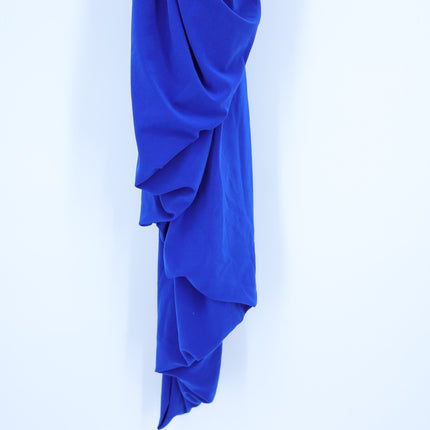 NORMA KAMALI Diana Ruched Gown Berry Blue NWT Midi Dress Women's S/36