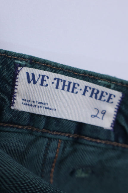 WE THE FREE NWT Luke Green Final Countdown Cuffed Wide Leg Jeans Women's 29