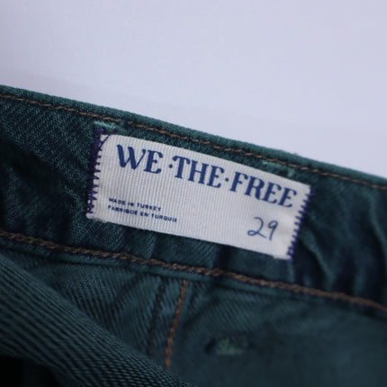 WE THE FREE NWT Luke Green Final Countdown Cuffed Wide Leg Jeans Women's 29