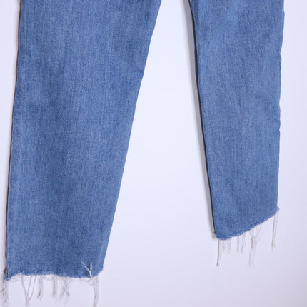 FRANK & EILEEN Monaghan Mom Jean 1997 Wash Distressed High Rise Denim Women's 27