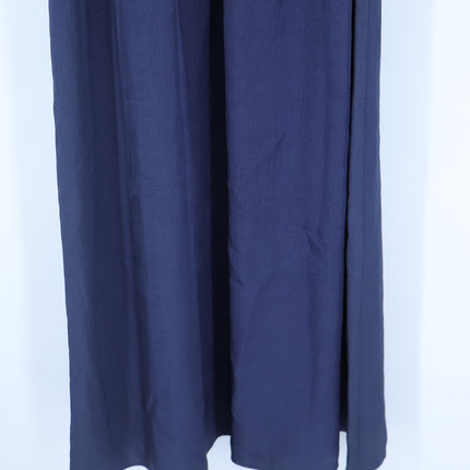 Vince Drape Twill T-Shirt Dress Marine Blue NWT Short Sleeve Women's XXS