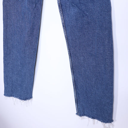 RE/DONE Comfort Stretch High Rise Jeans Stove Pipe Mid 70s Blue Women's 25